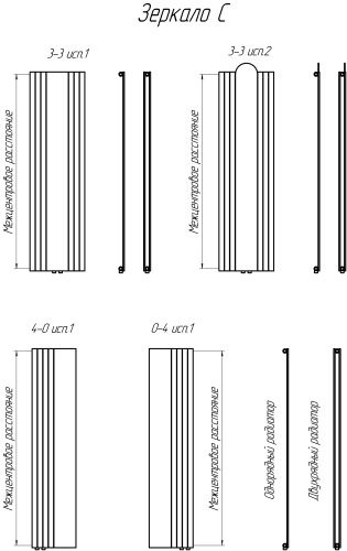 Радиатор КЗТО Зеркало С 1750 0-4 фото 3