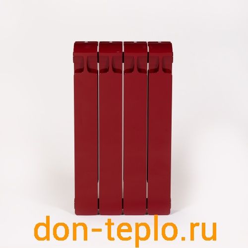 Биметаллические радиаторы Rifar Monolit 500 Бордо (RAL 3011 красный) фото 2